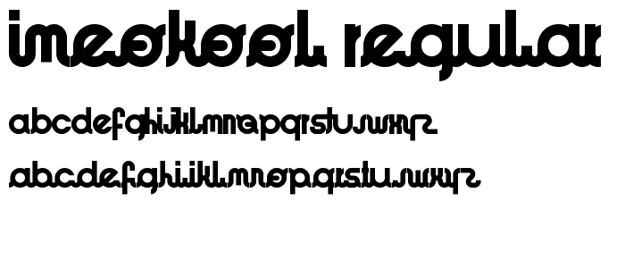 ImeoKoOl Regular font